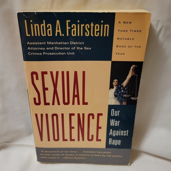 Berkley Paperback Other - Sexual Violence Our War Against Rape Linda Fairstein 1995 Berkley Paperback